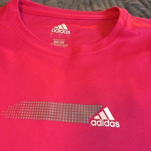 Hot Pink Adidas Fitness Shirt ~ Sz. L ~